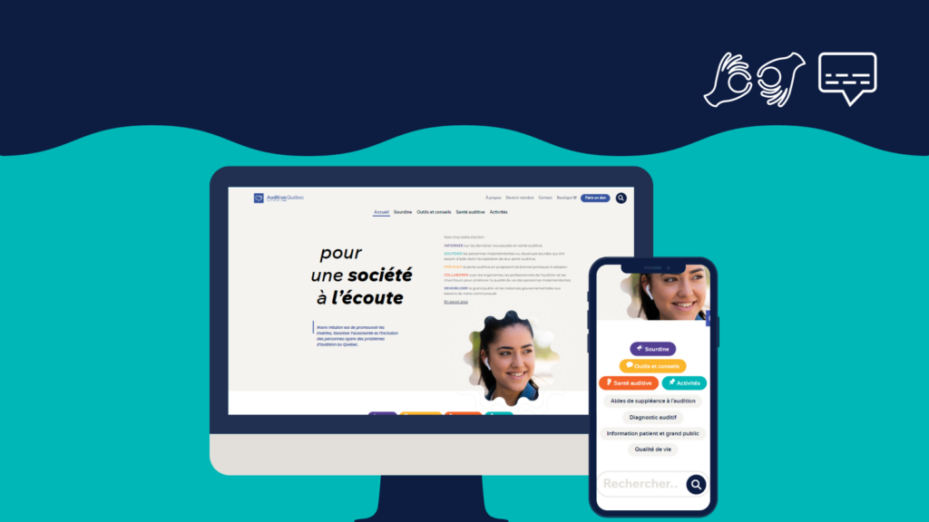 Lancement de notre site web