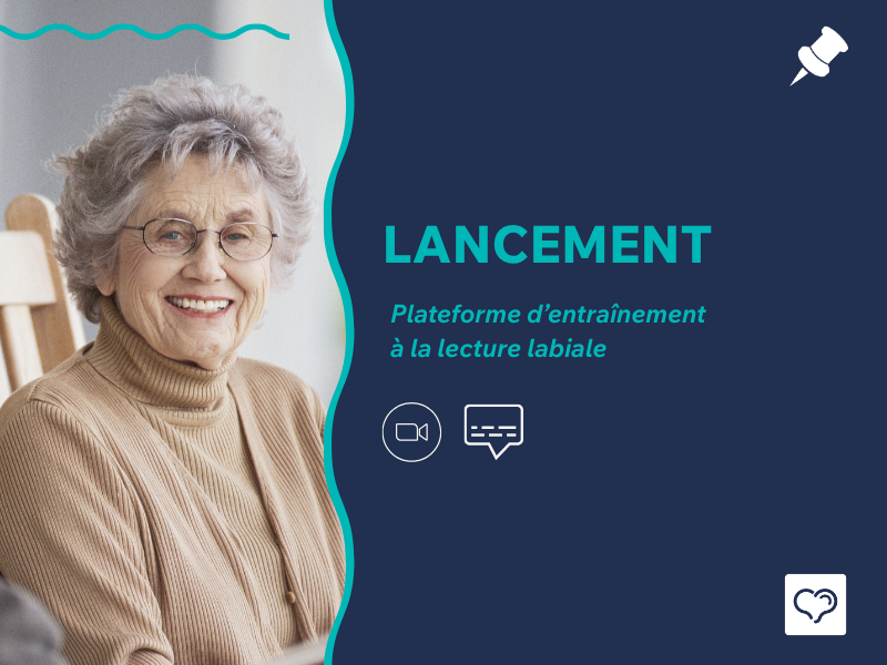 Lancement de la plateforme d'entraînement à la lecture labiale